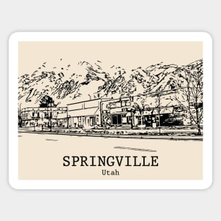 Springville - Utah Sticker